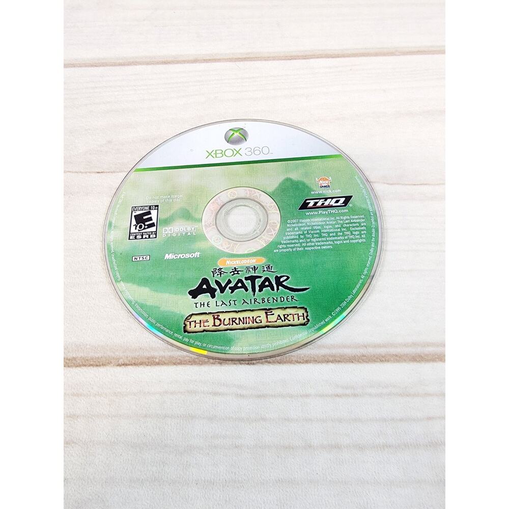 Avatar: The Last Airbender - The Burning Earth Microsoft Xbox 360, Disc Only